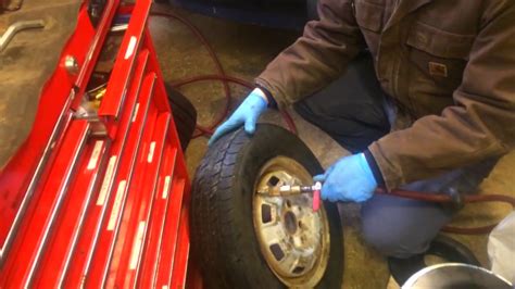 setting the bead on a skid steer tire|how to reseat tire beads.